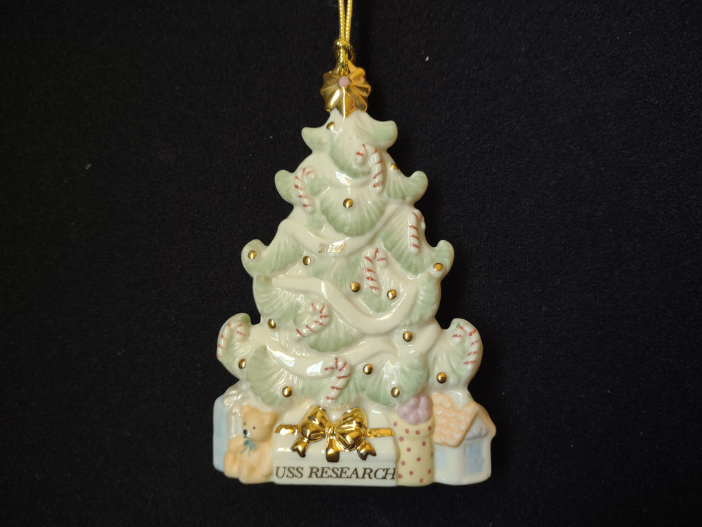 Lenox 2012 USS Research Christmas Tree Ornament (lot 1661)