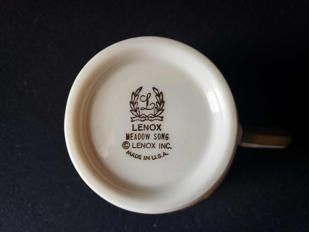 Vintage Lenox Medow Songs Tea Cup ONLY (lot 1953)