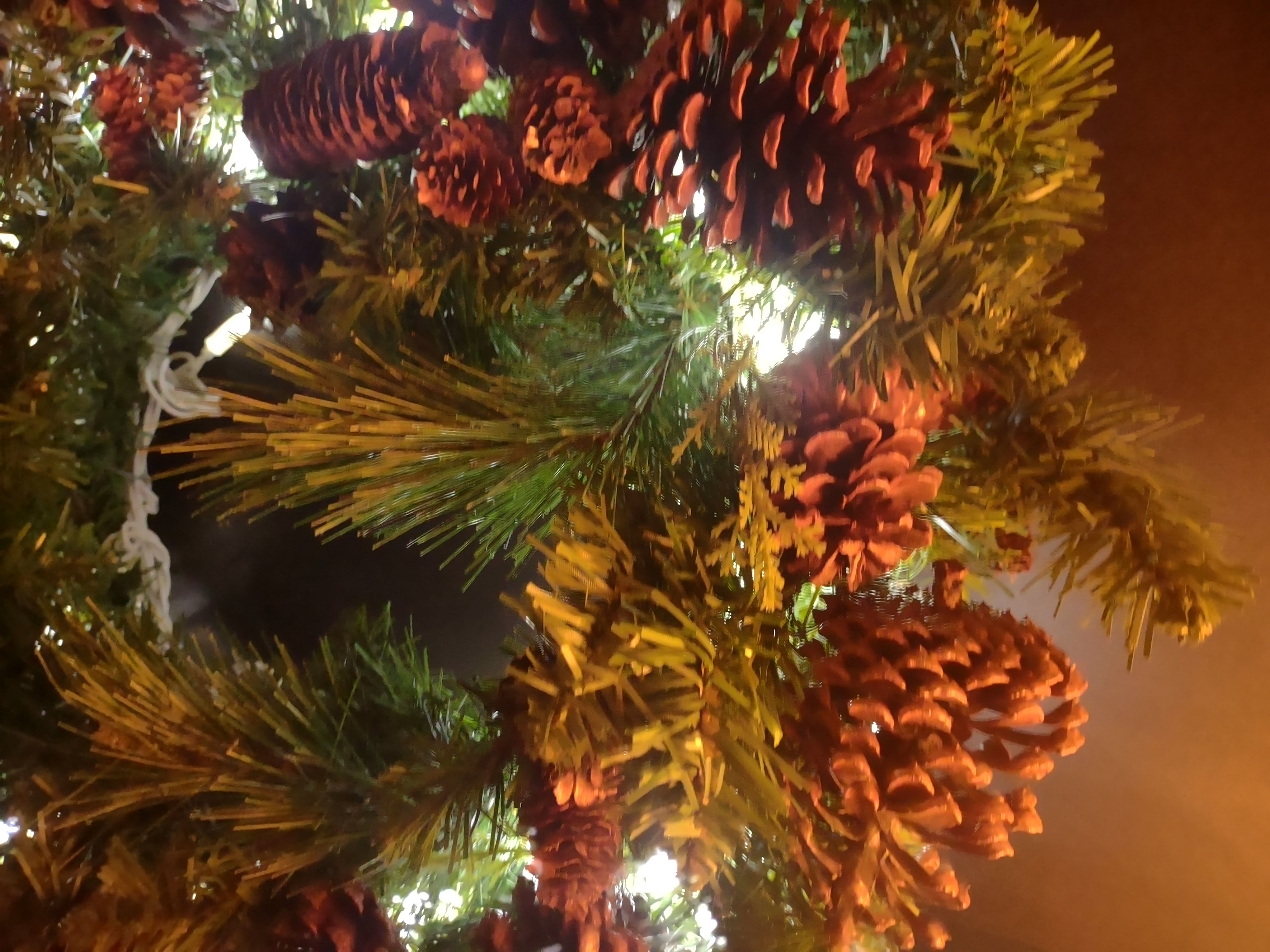 Vintage Artificial Christmas Wreath 18" Light Up Plug-in (lot 1180)