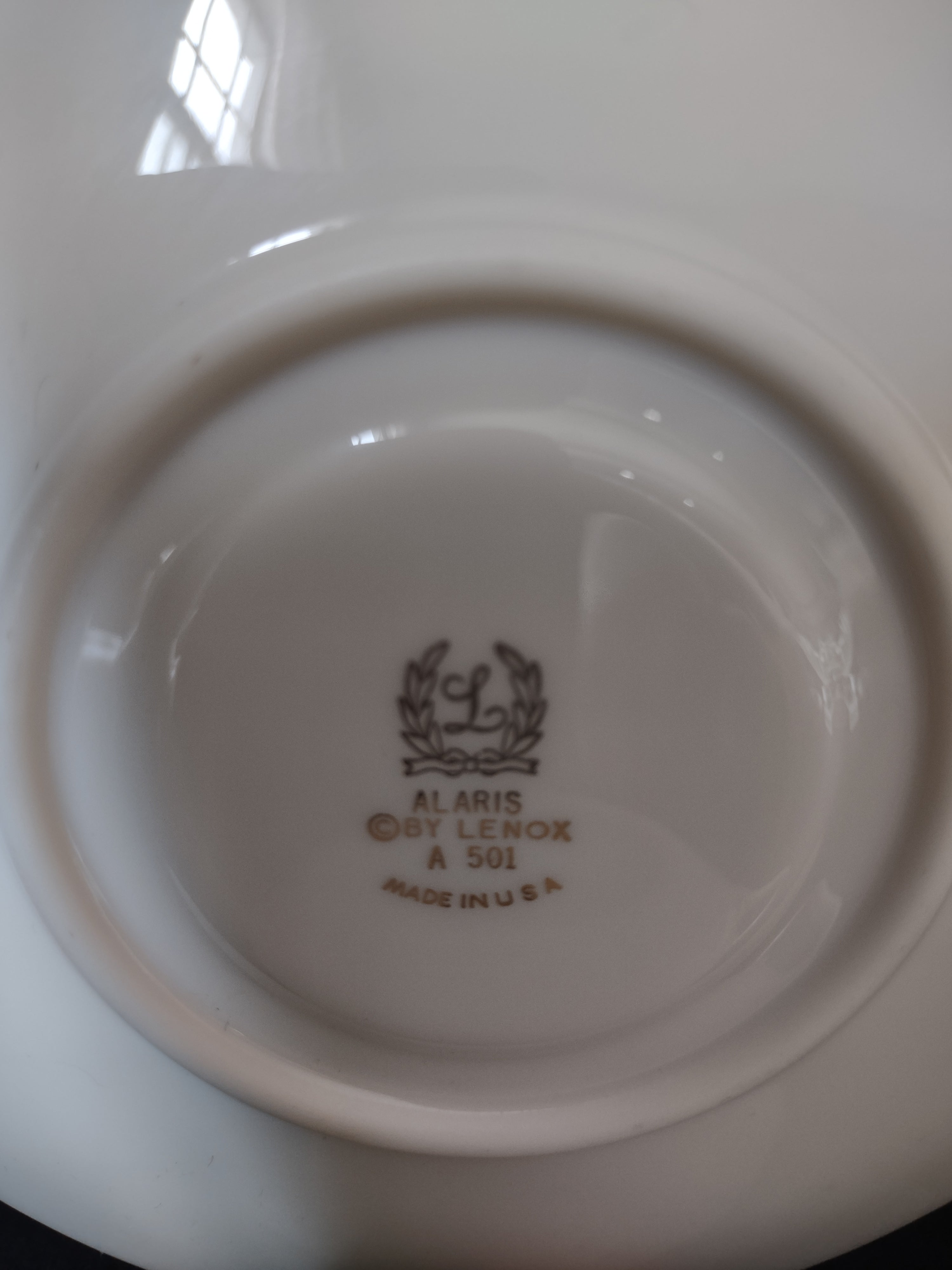 Vintage Lenox Alaris A-501 Tea Cup with Saucer (lot 1869)