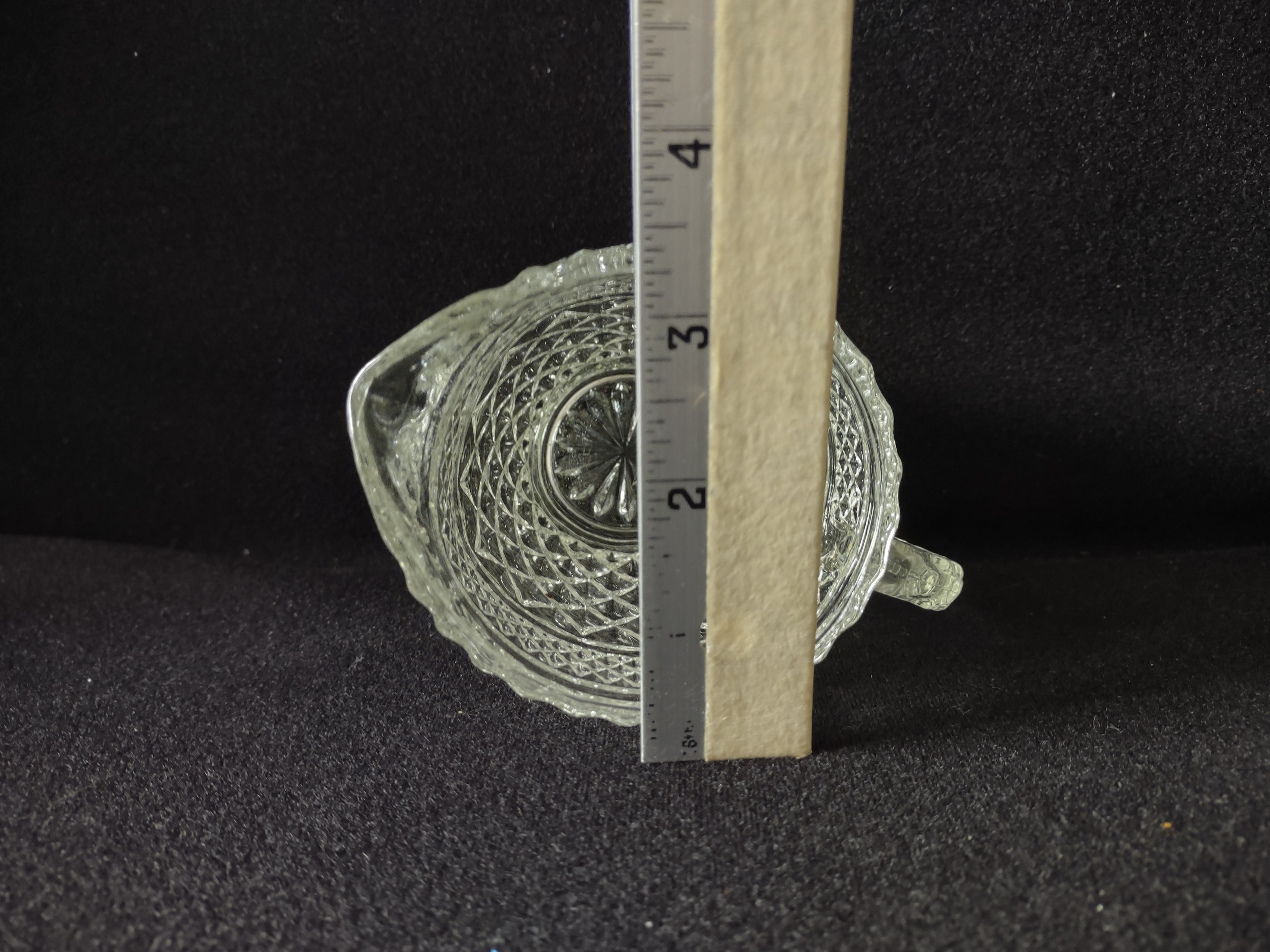 Wexford Anchor Hocking Glass Creamer Diamond Pattern (lot 5152)