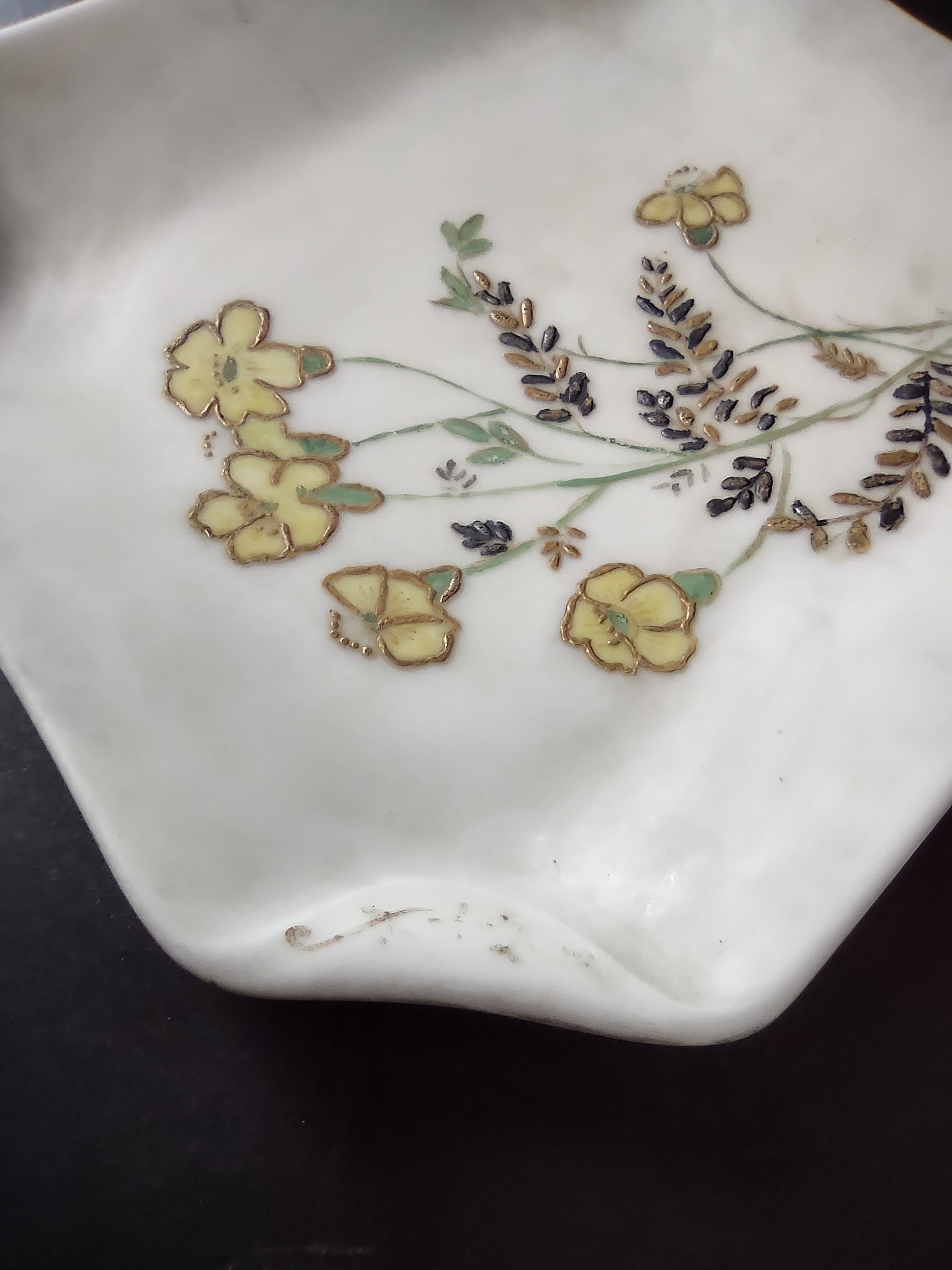 Haviland Limoges 3 x Square Serving Plate French Chic Cottage Floral (lot 988)