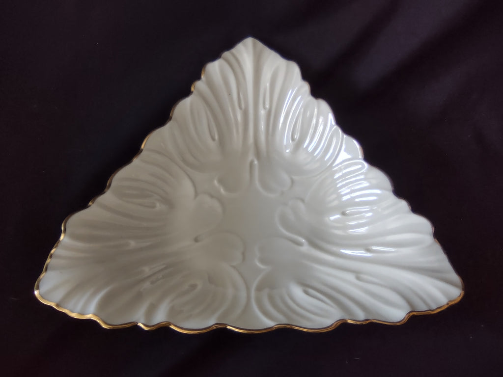 Vintage Lenox Serving Bowl Triangle (lot 1984)