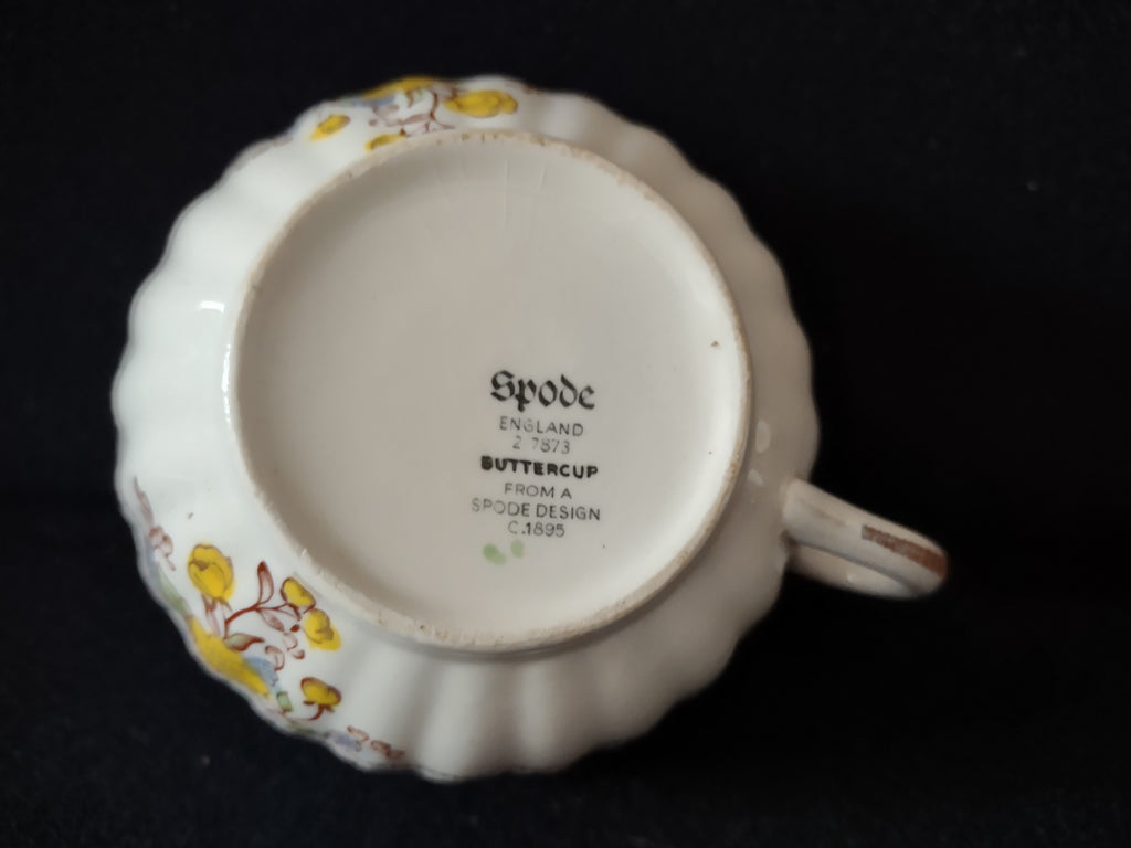 Vintage Spode Buttercup Teacup ONLY English Countryside Ironstone (lot 5748)