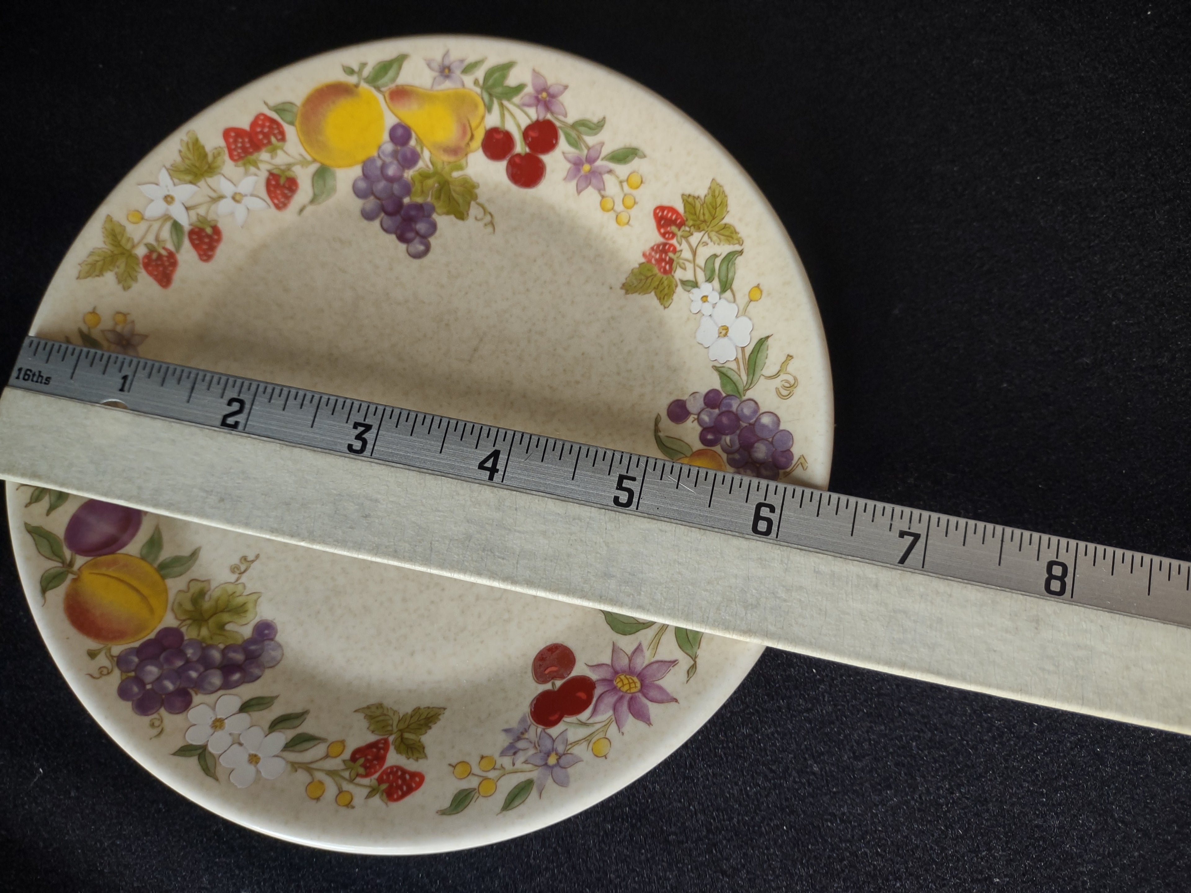 Vintage Lenox Dessert Plate Temper-Ware Summer Harvest (lot 1837)