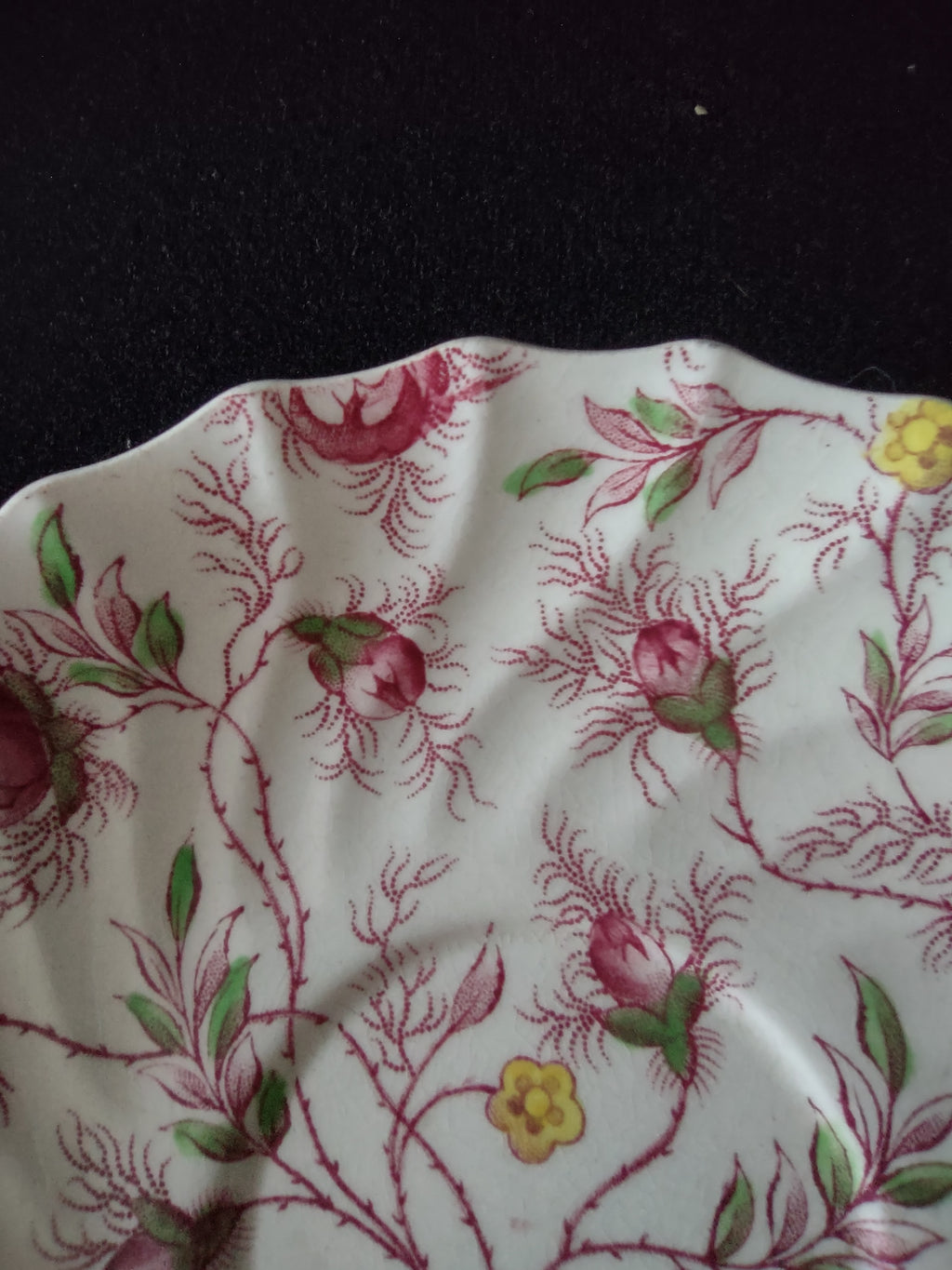 Vintage Copeland Spode Saucer Rosebud Chintz English Countryside (Lot 5772)