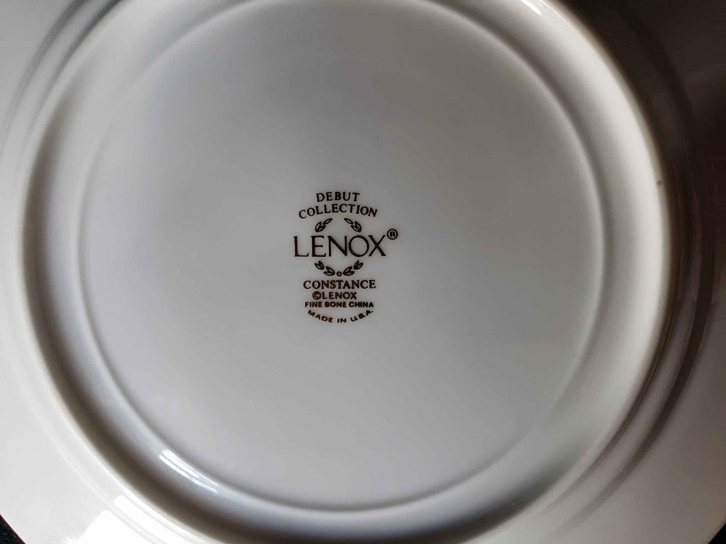 Vintage Lenox Debut Collection Constance Fine Bone Bread Plate (lot 1912)