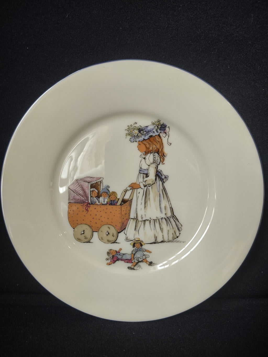 Vintage Lenox Special Dessert or Salad Plate Little Girl (lot 1858)