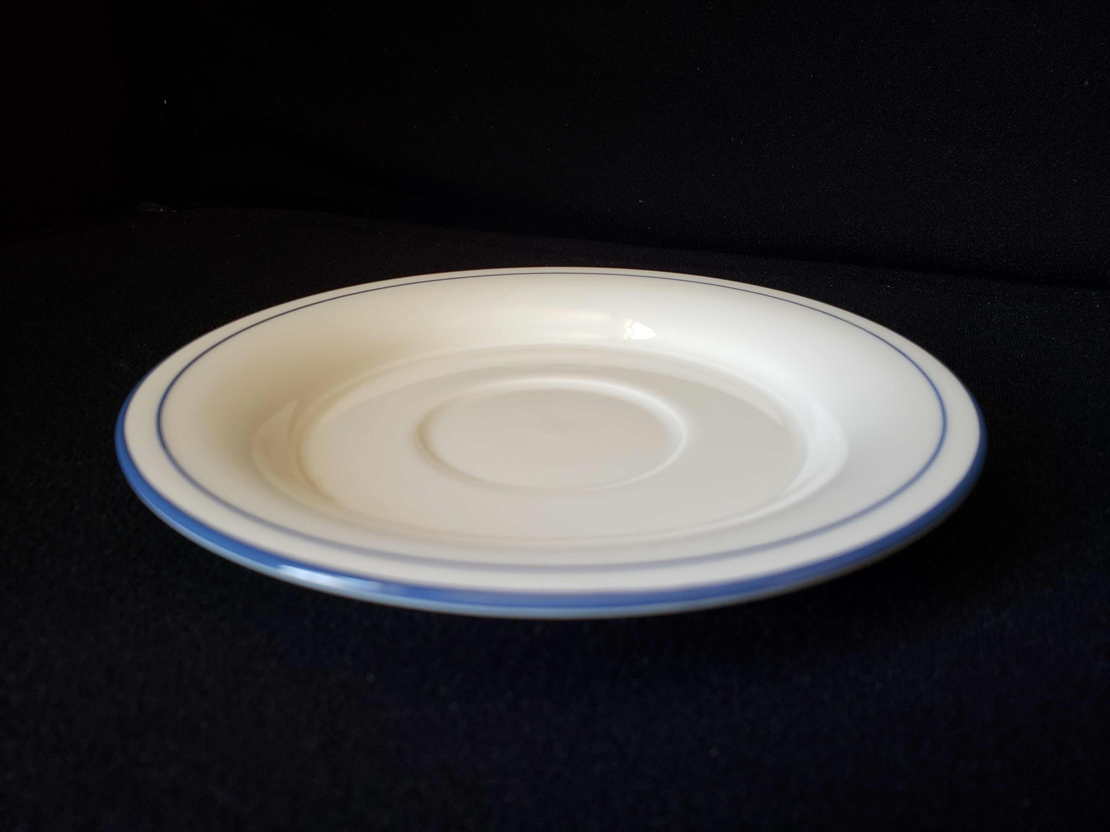 Vintage Lenox Chinastone Blue Pattern Saucer ONLY (lot 1917)