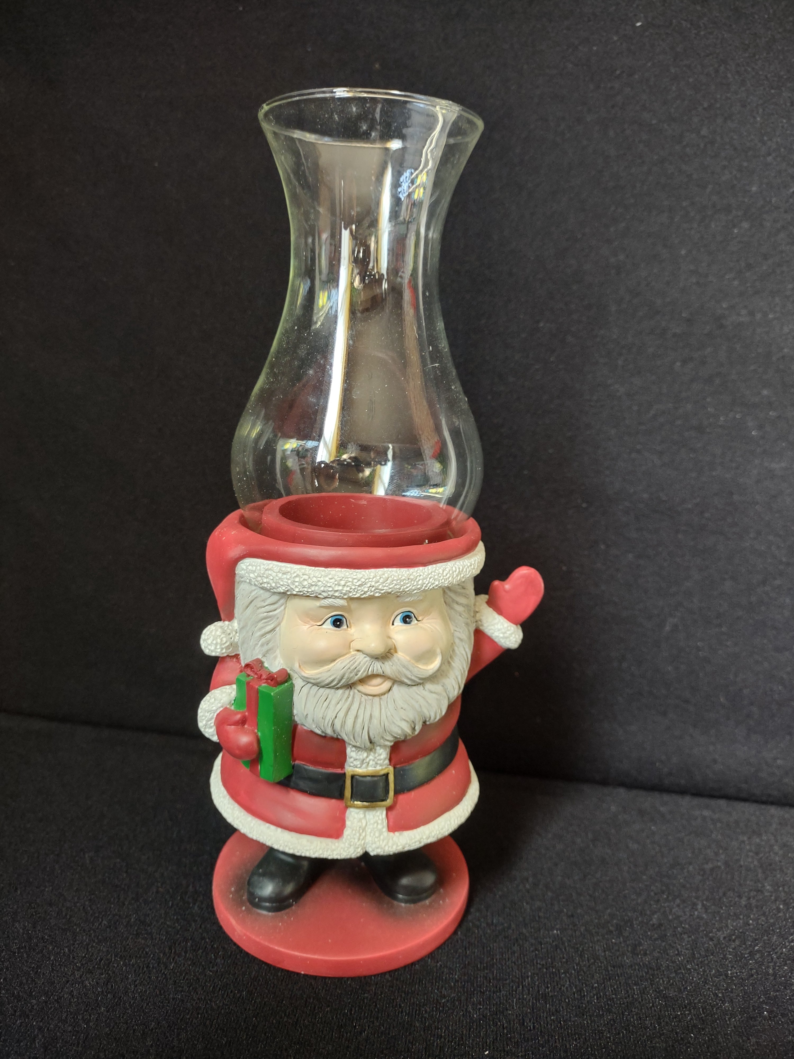 Christmas Mini Santa Tabletop Liquid Candle - NOT INCLUDED Lamp (lot 1517)