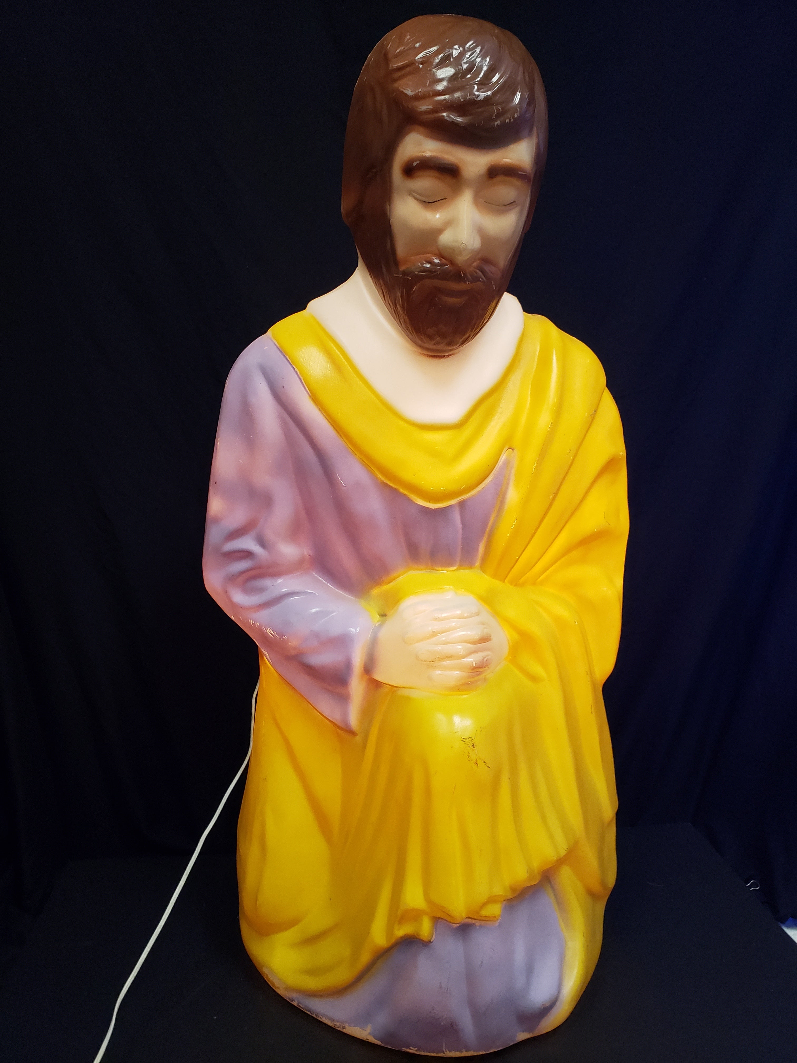 Vintage Christmas Nativity Large Joseph Blow Mold XL Rare 40" (lot 2254)