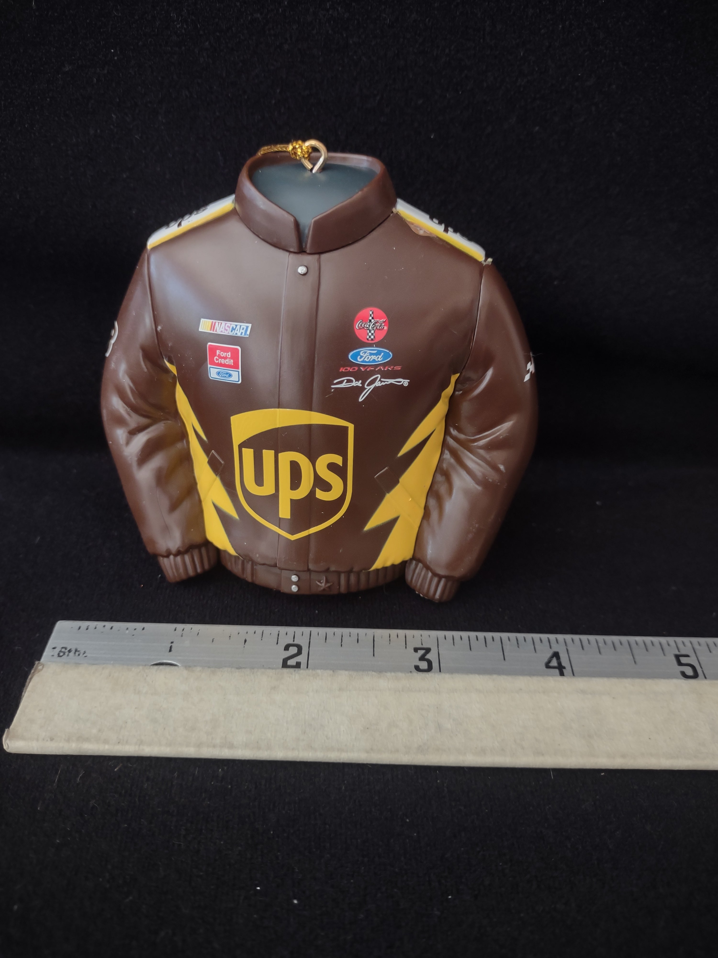 Vintage Christmas NASCAR 2003 Dale Jarrett UPS Ornament (Lot 4183)