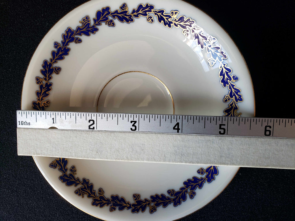 Vintage Lenox Blue Leaf Saucer ONLY (lot 1966)