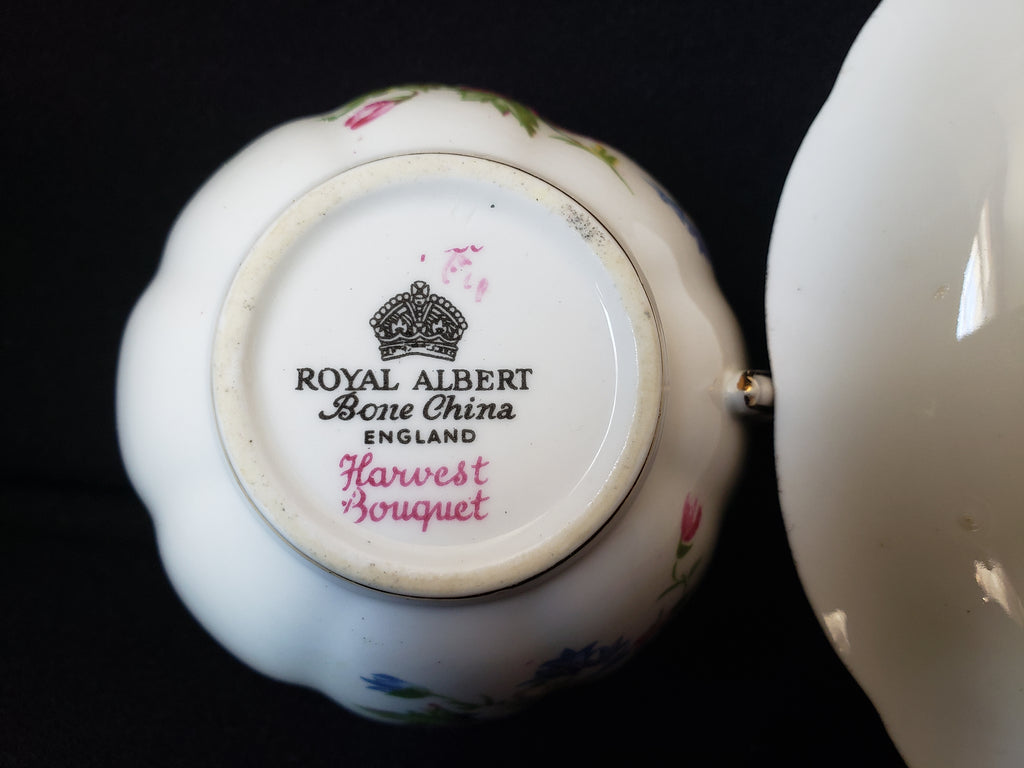 Vintage Royal Albert Harvest Bouquet Tea Cup with Saucer (lot 2039)