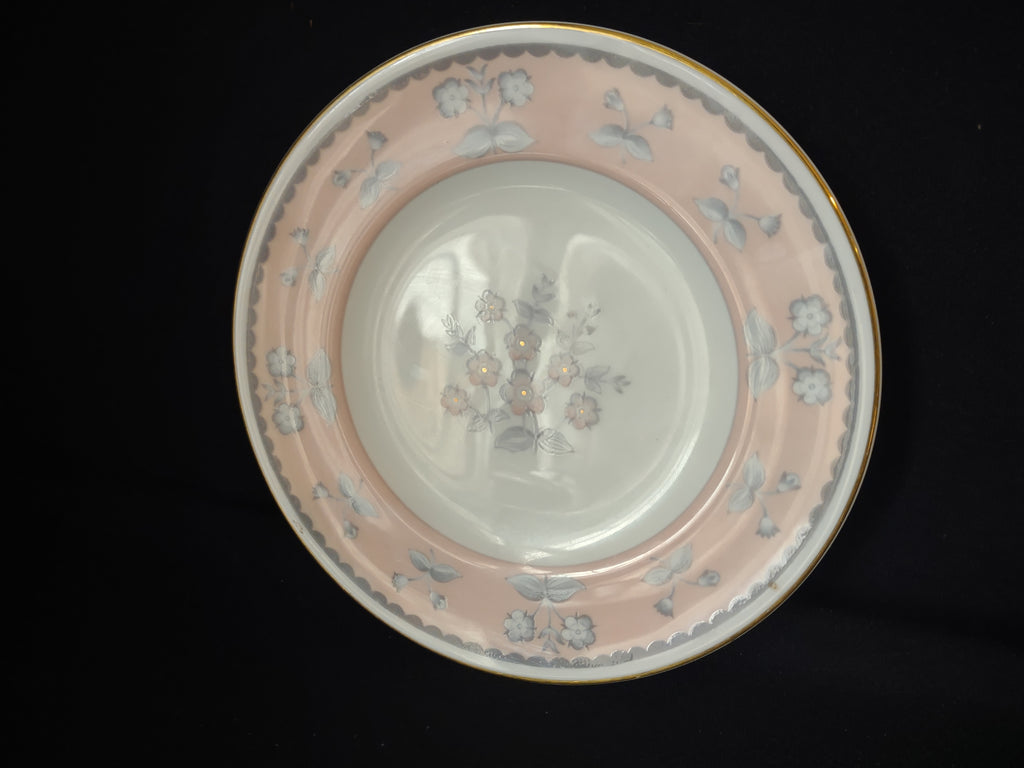 Wedgwood Pimpernel Pink Bread Butter Plate 6" Green Stamp (lot 2763)