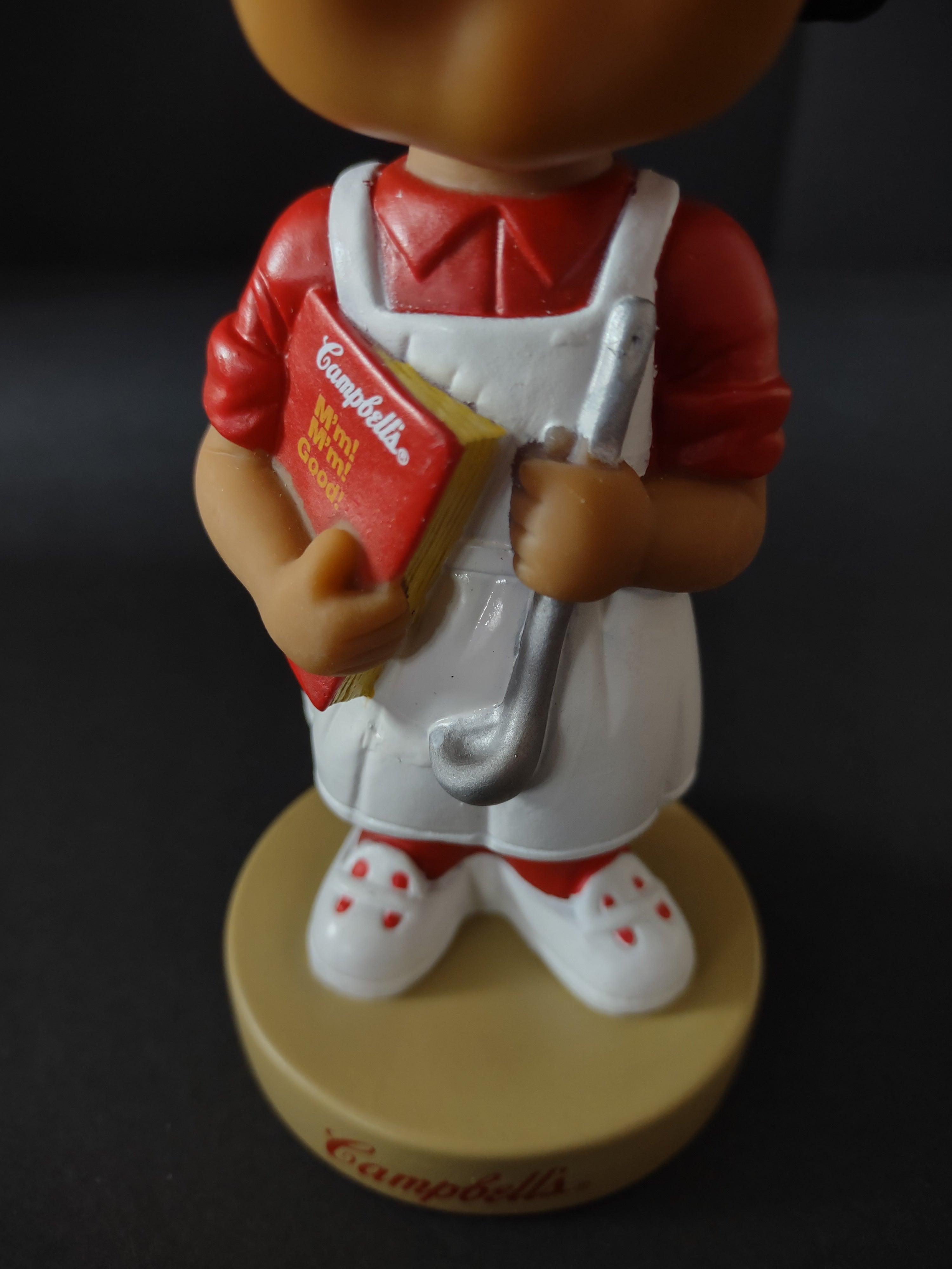 Vintage Christmas 2002 Campbells Collectible Bobble Head (Lot 4705)
