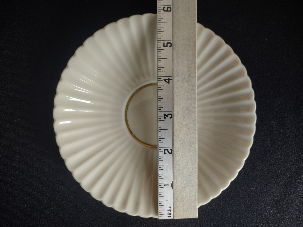 Vintage Lenox Cream Gold Trim Saucer ONLY (lot 1876)