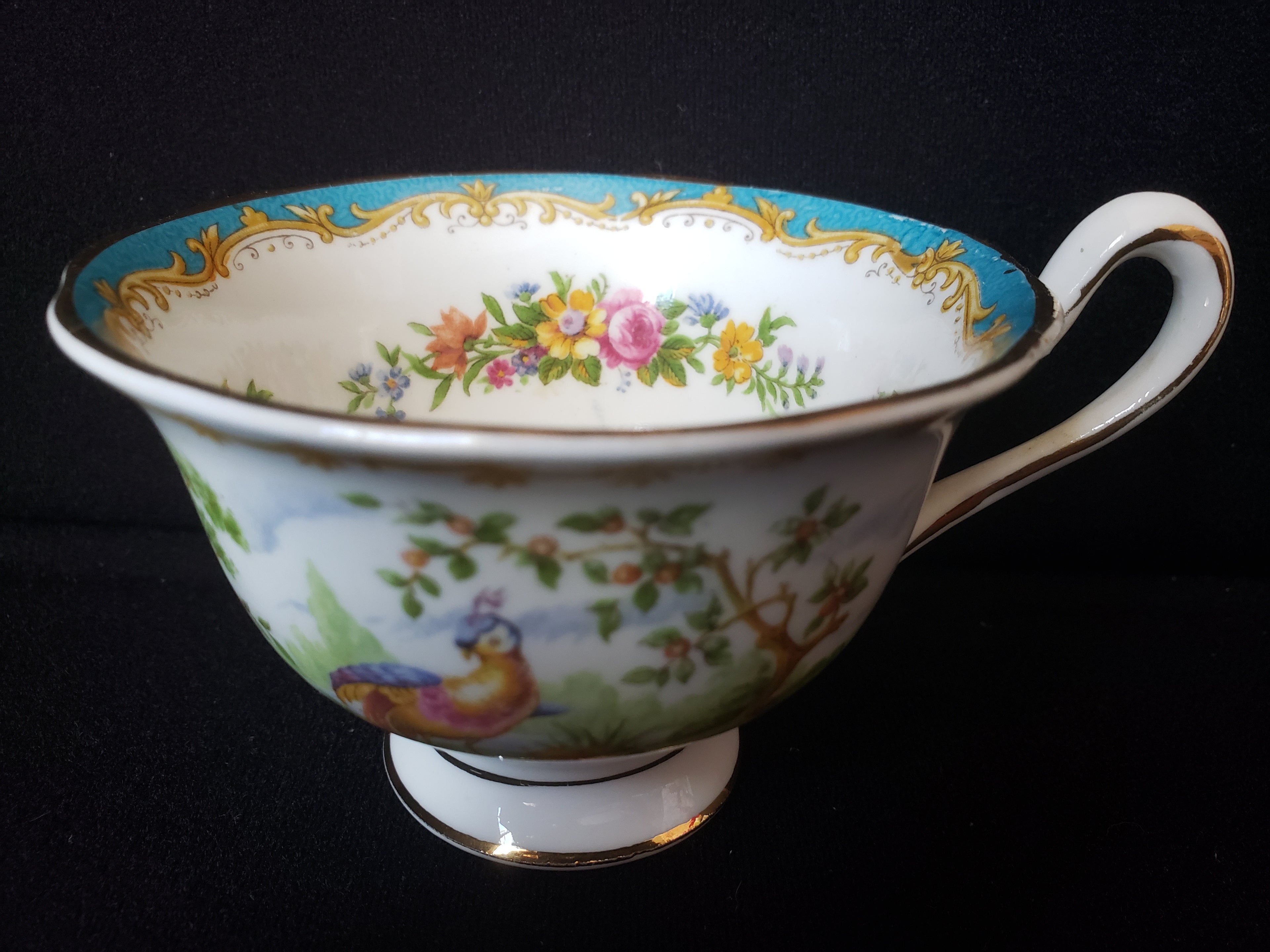 Vintage Royal Albert Bone China Chelsea Bird Tea Cup ONLY (lot 2023)