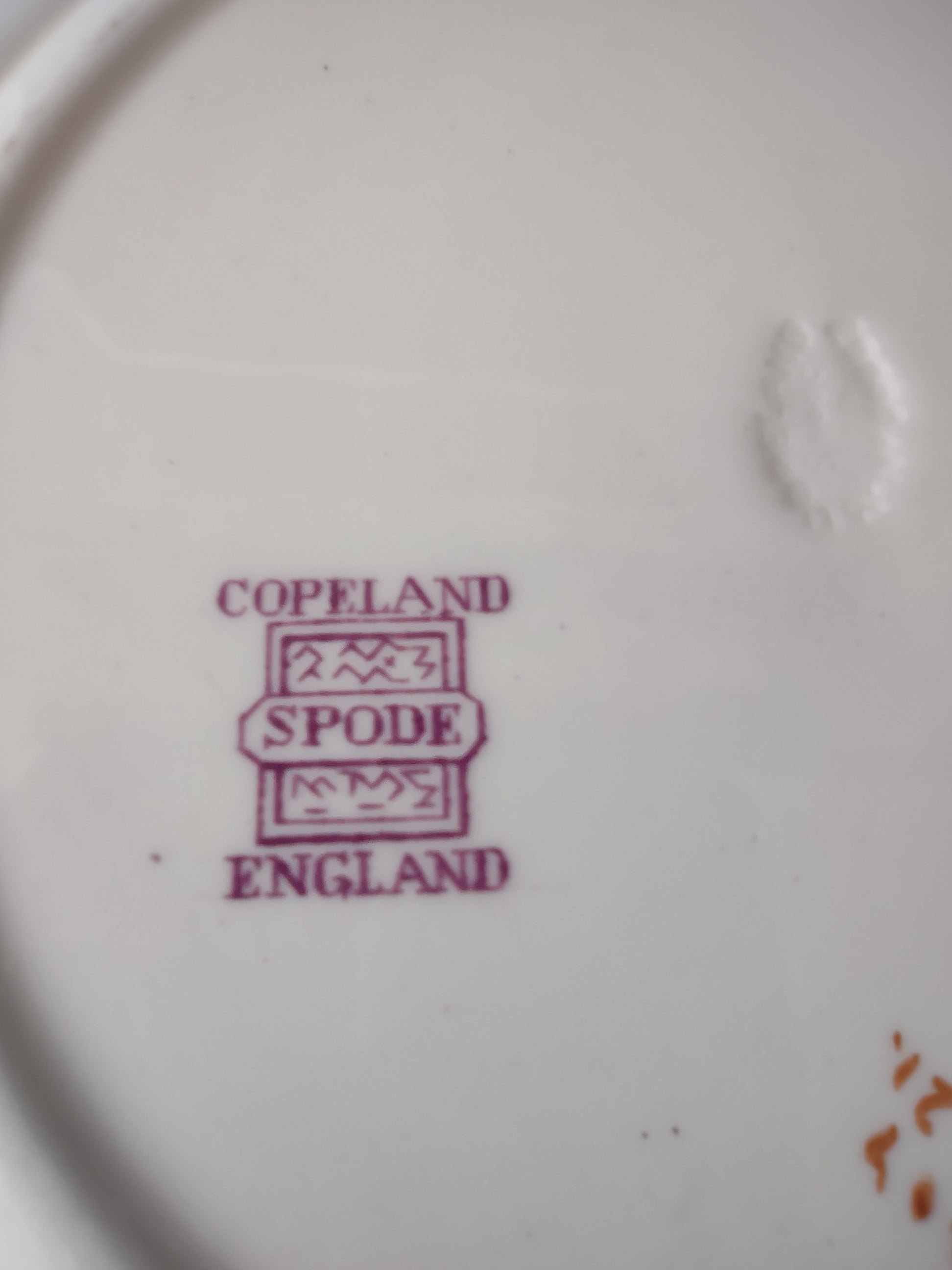 Vintage Copeland Spode Campagna Plate Castle Gadroon Edge (Lot 5740)