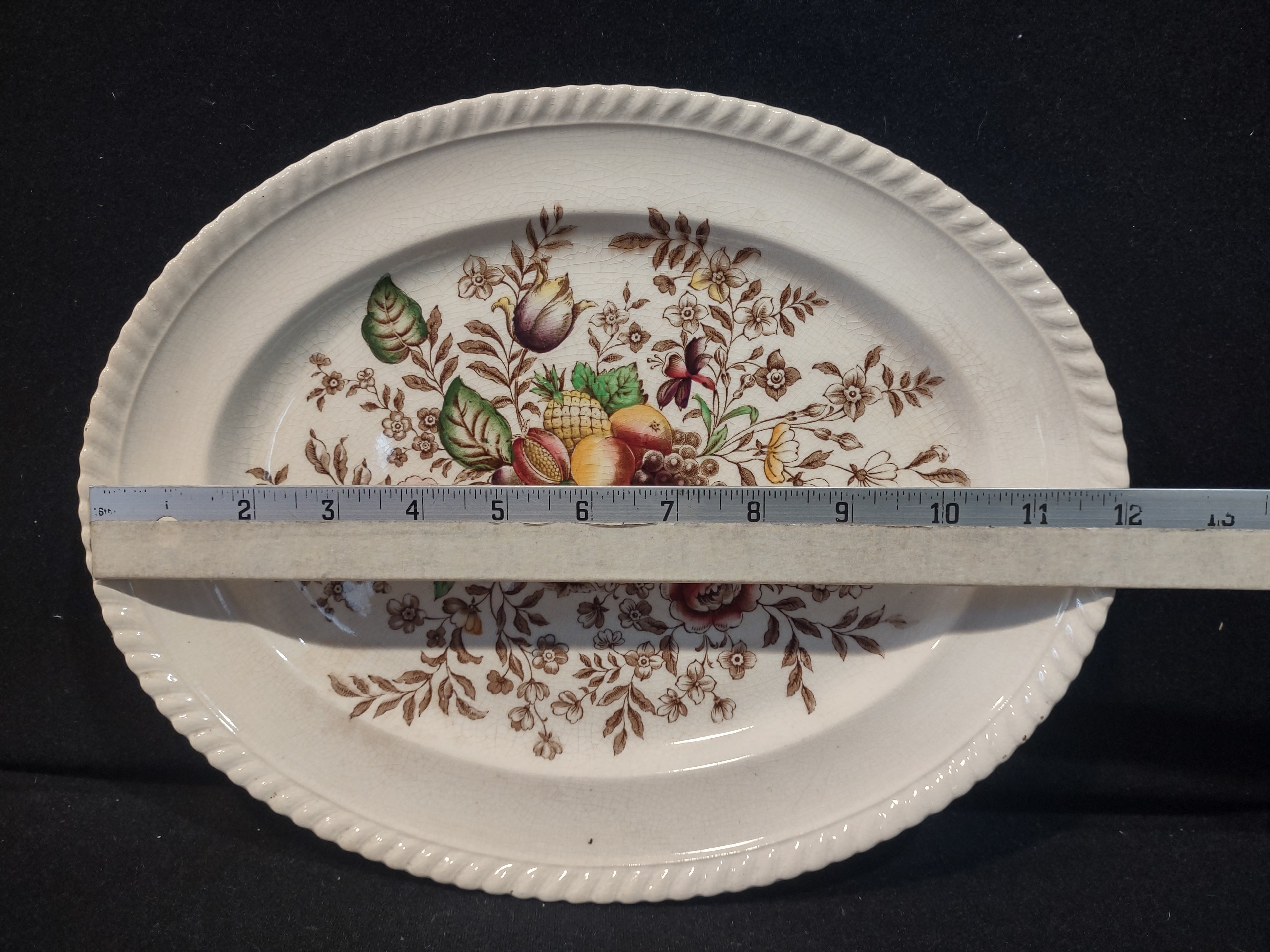 Vintage Johnson Pomona Windsor Ware Serving Platter England Ironstone (lot 5606)