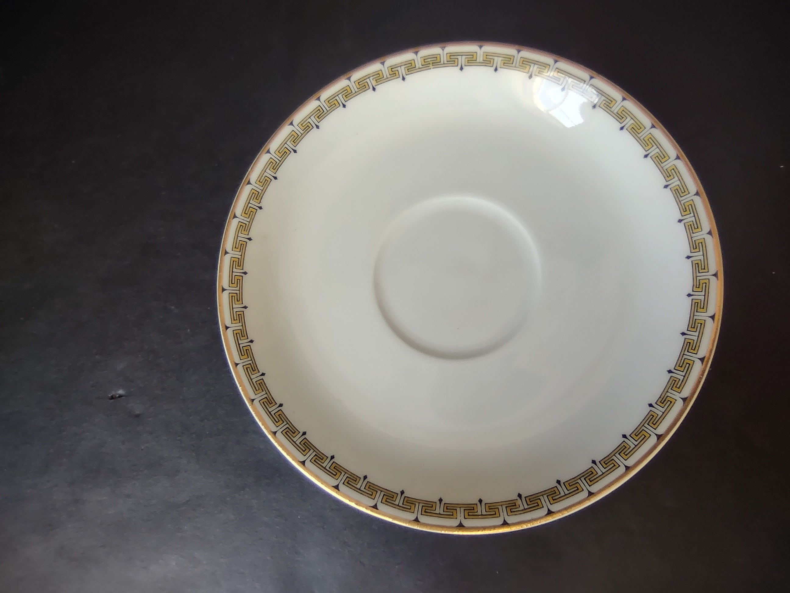 Haviland Limoges Saucer ONLY Albany Black (lot 1065)