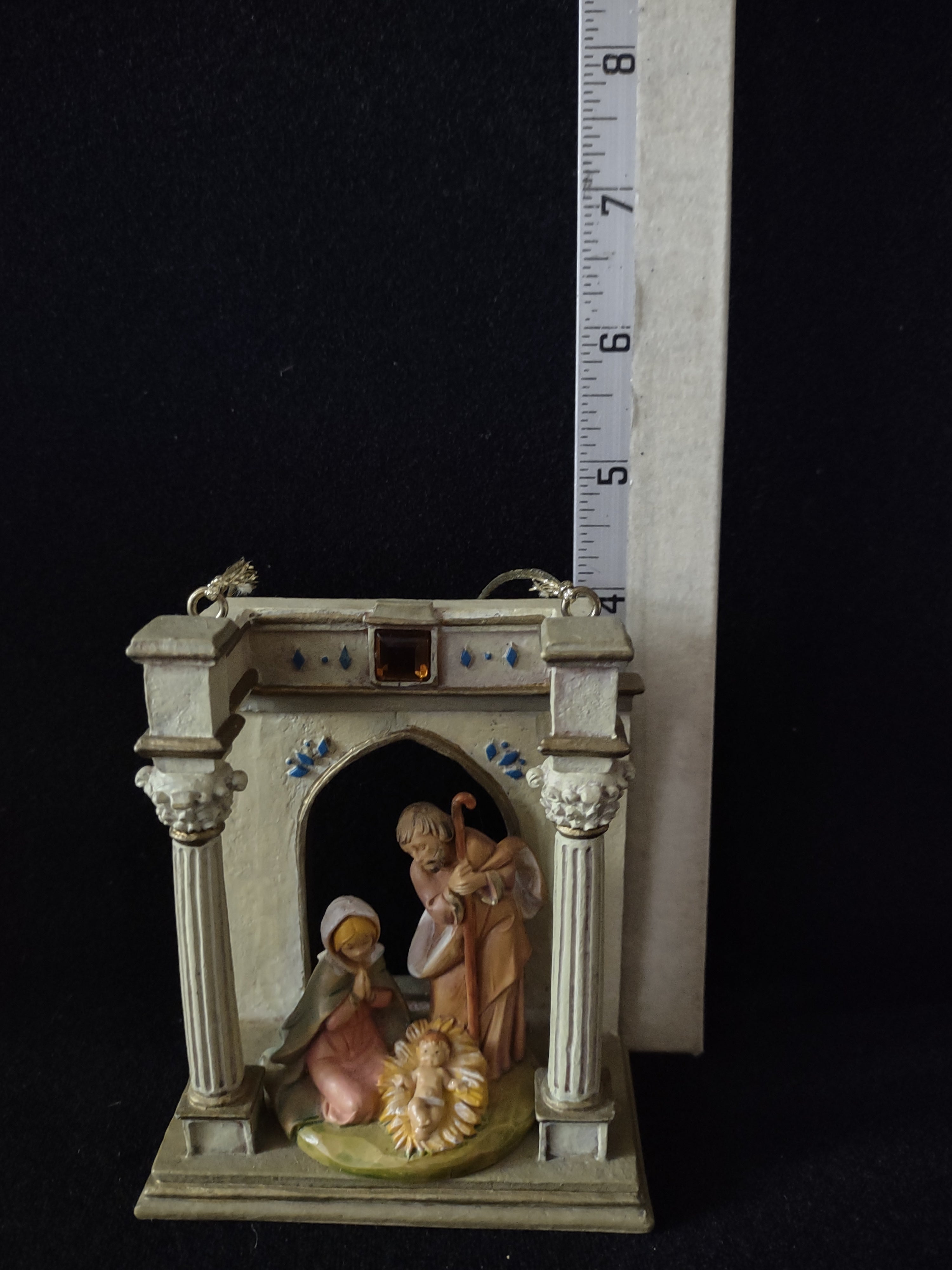Vintage Fontanini Nativity Holy Family Christmas Ornament (Lot 4783)