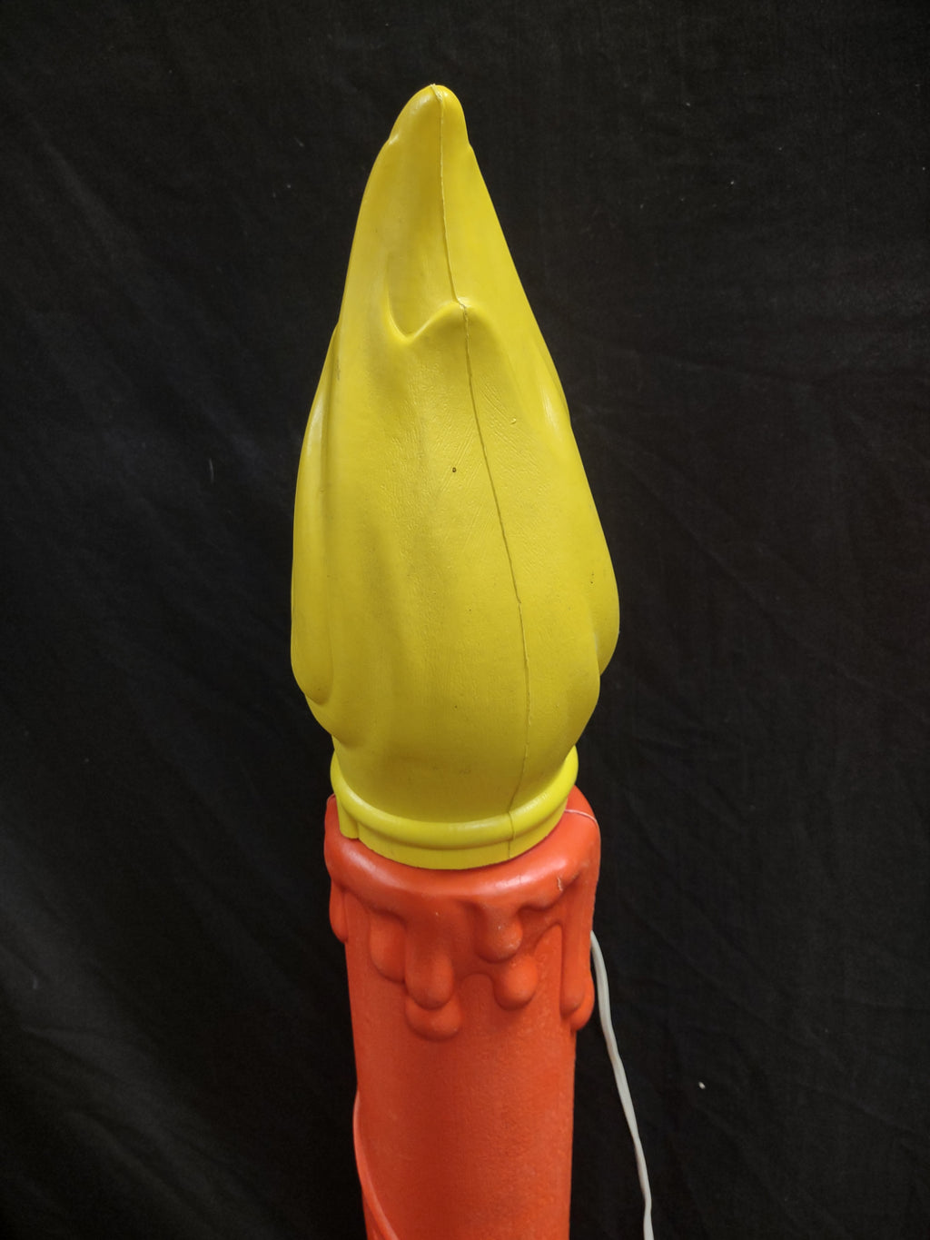 Vintage Christmas Blow Mold Candle Light Up 40" (lot 2325)