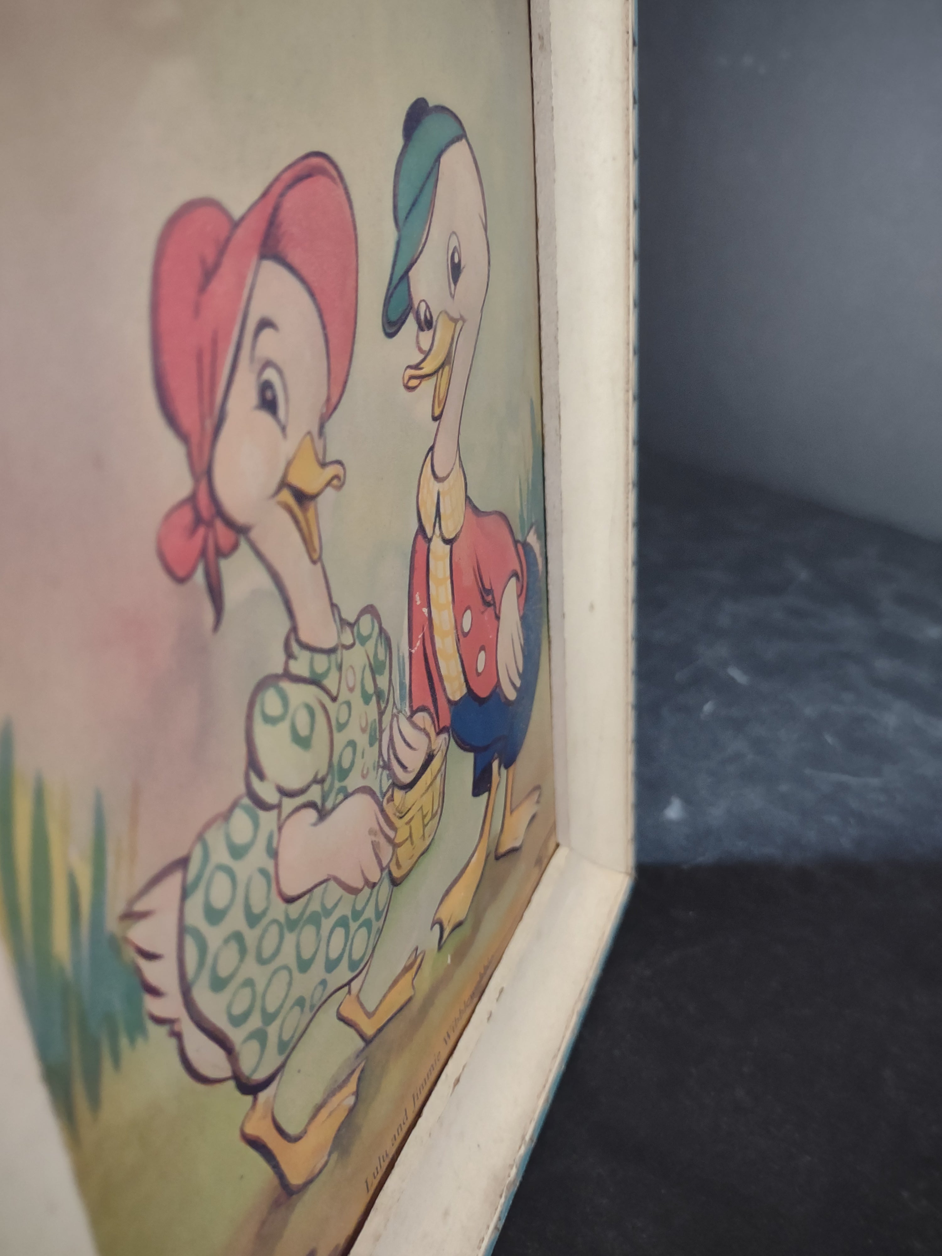 Vintage Raised Picture Lulu and Jimmie Wiblewobble (lot 3156t)