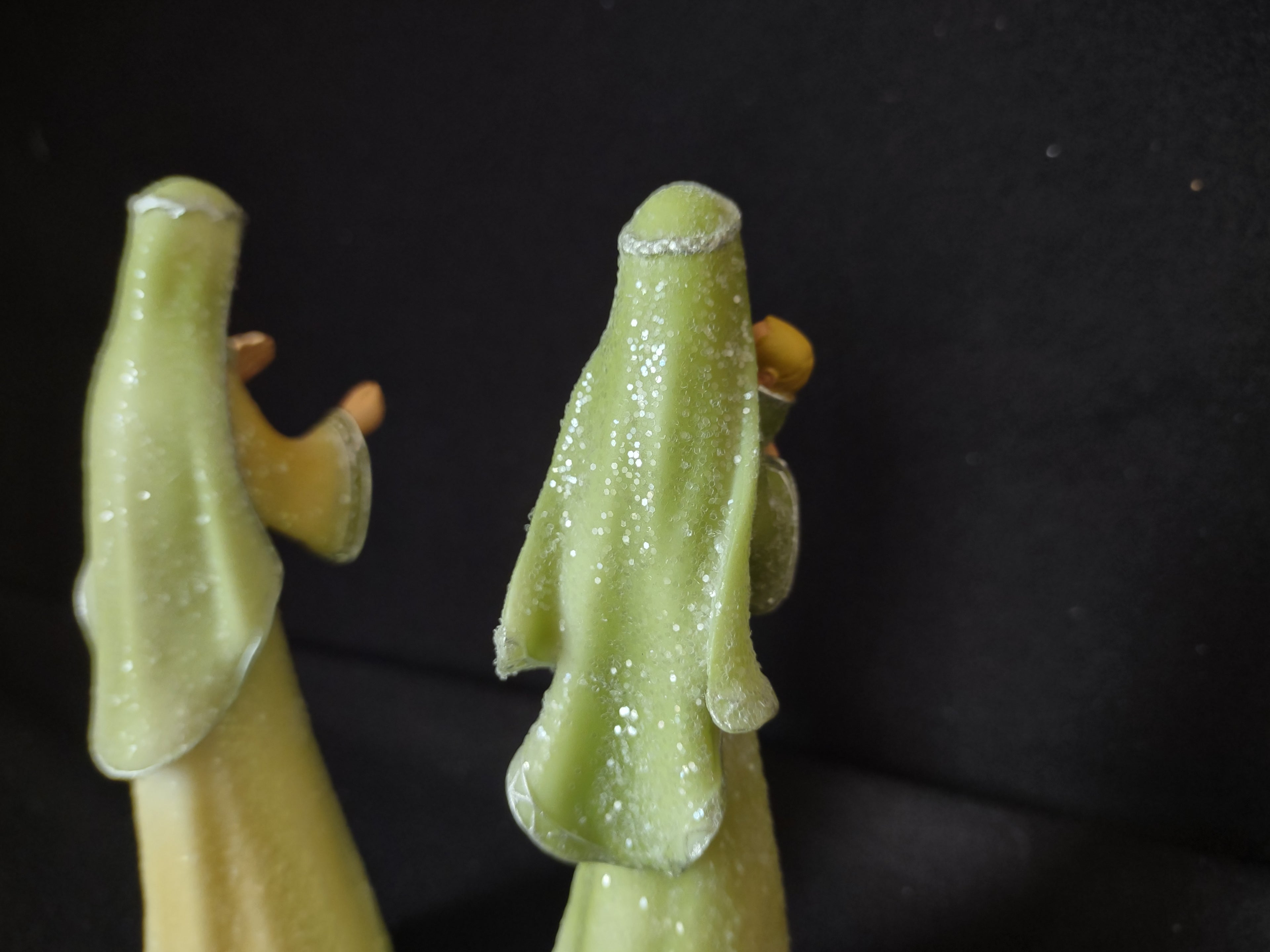 Christmas Nativity Hawthorne Village Joseph Mary Baby Jesus Figurine (lot 2287)