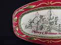 Fitz and Floyd St Nick Serving Tray Platter "Merry Christmas to All" (lot 1523