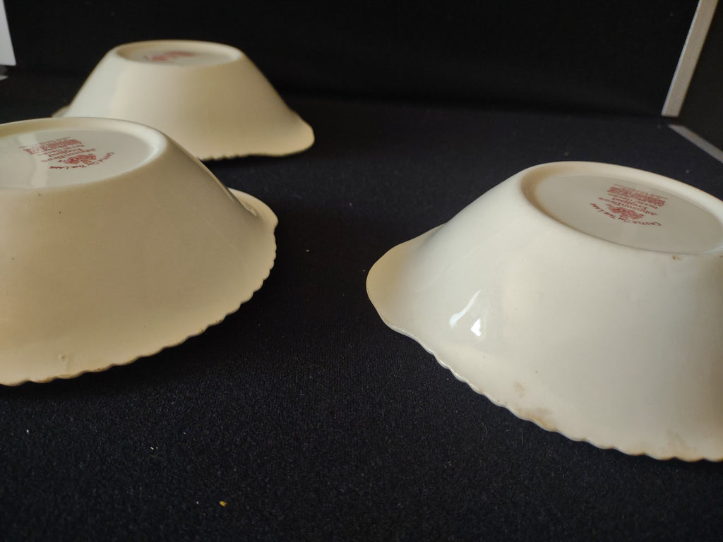 Vintage Castle On Lake Johnson Serving Cereal Bowl English Countryside (lot 5705