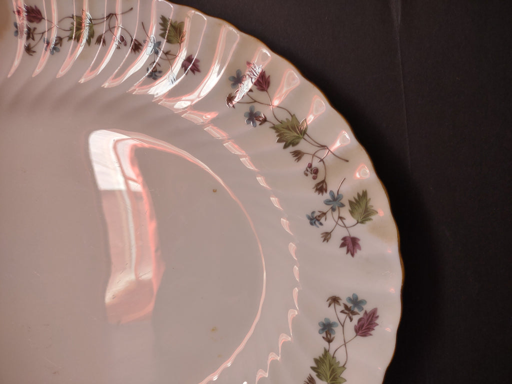 Vintage Minton England Bone Dryden Large Serving Platter IMPERFECT (lot 5460)