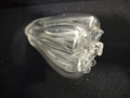 Clear Glass Art Pepper Decoration