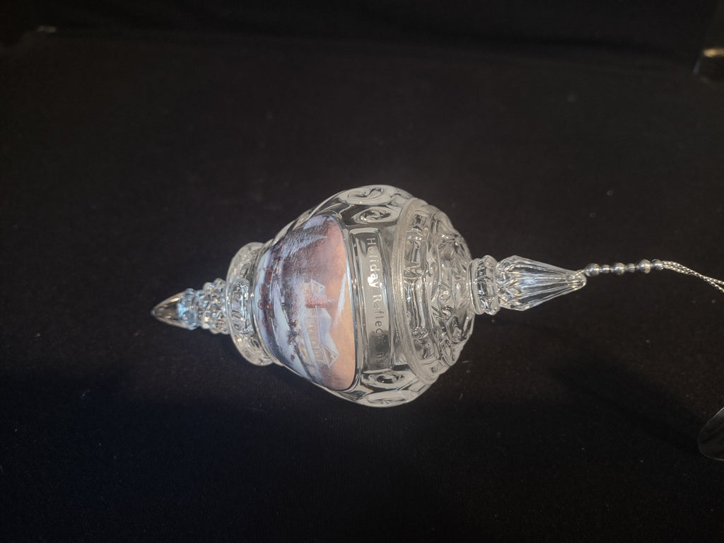 Thomas Kinkade Bradford 2005 Annual Crystal Ornament Holiday (lot 2482c)