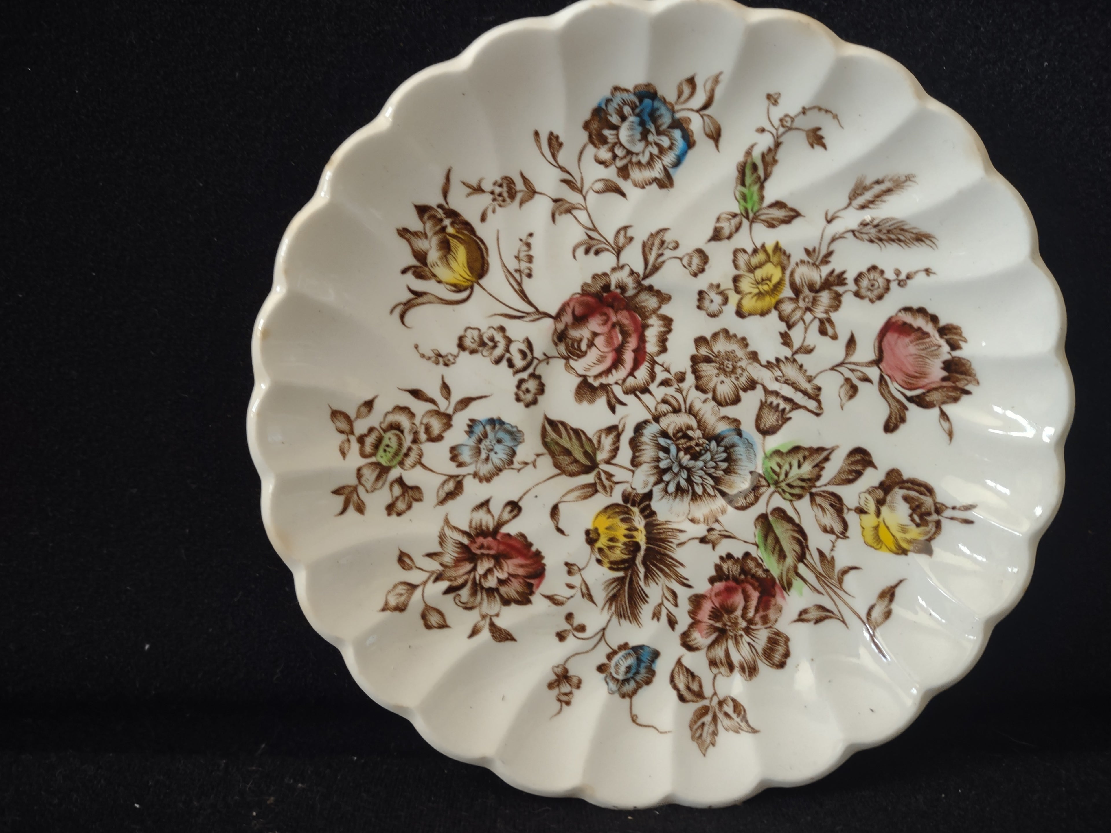 Vintage Johnson Small 5" Bowl Staffordshire Ironstone England x 3 (lot 5605)