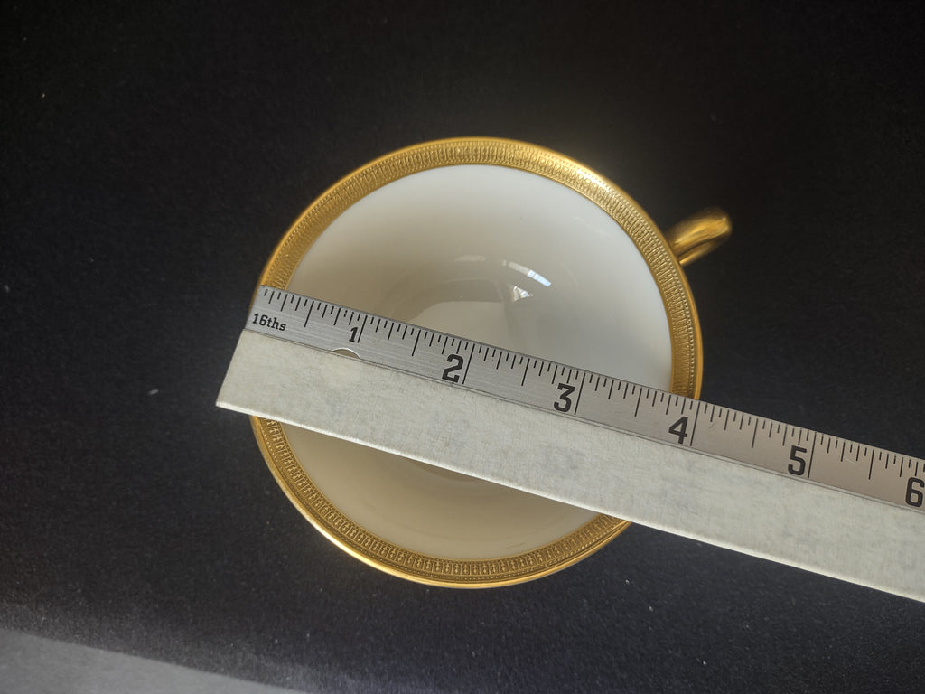 Vintage Lenox J-30 Gold Trim Tea Cup with Saucer (lot 1804)