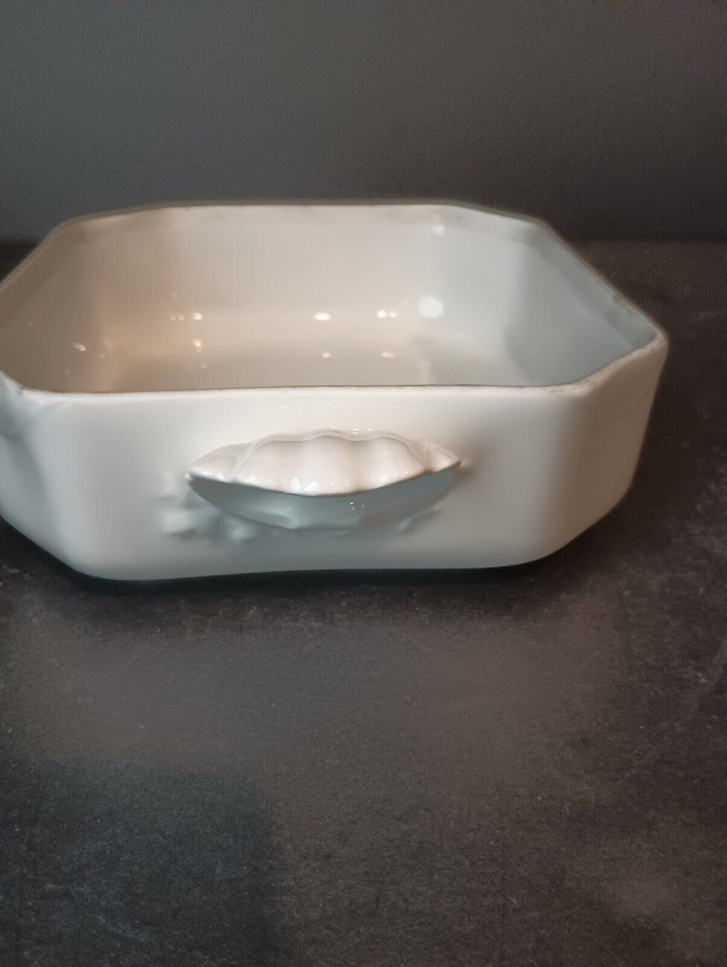 H&C Limoges France White Square Serving Dish Set of 3 (lot 402)