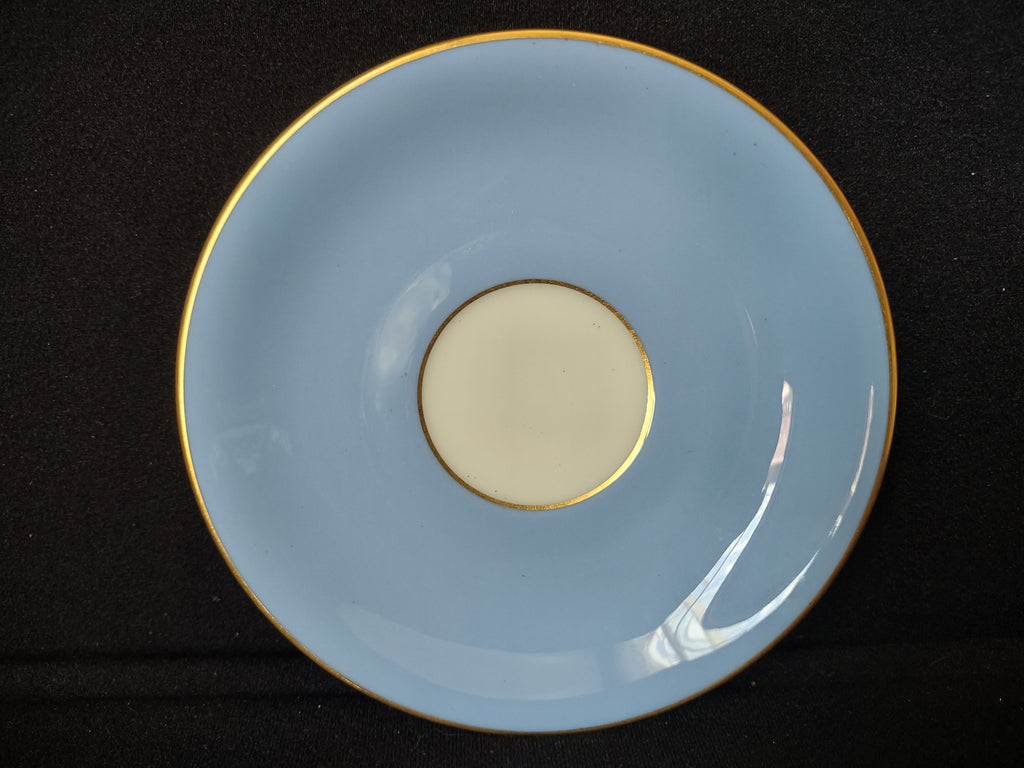 Vintage Lenox Blue Rim Saucer ONLY Blue Stamp (lot 1801)