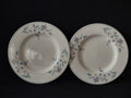 Vintage Pfaltzgraff 2 x Dessert Plates April Flowers Pink Lavender 8" (Lot 5027