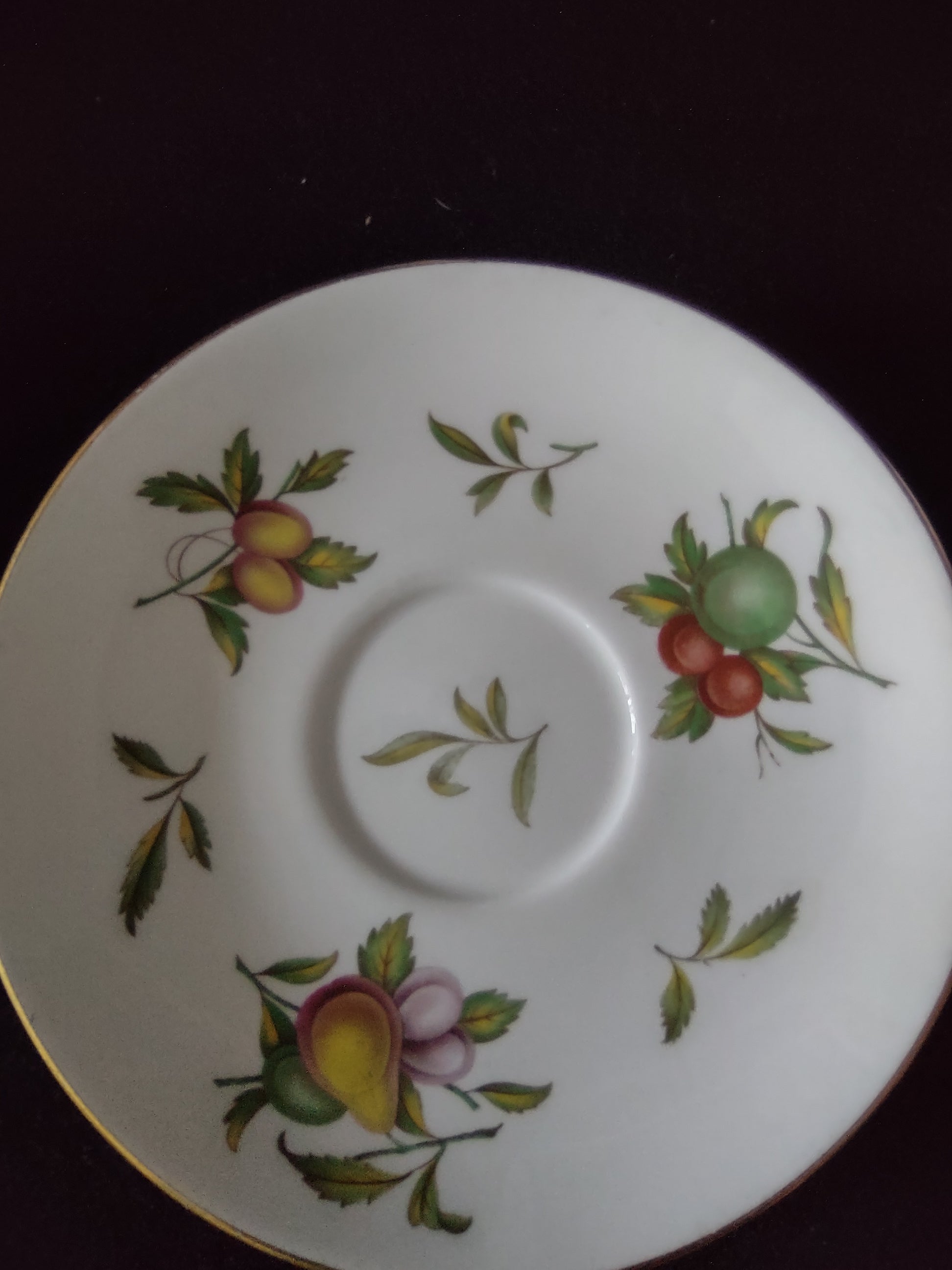 Vintage Spode English Teacup Saucer Blenheim Bone China Set Of 3 (Lot 5717)