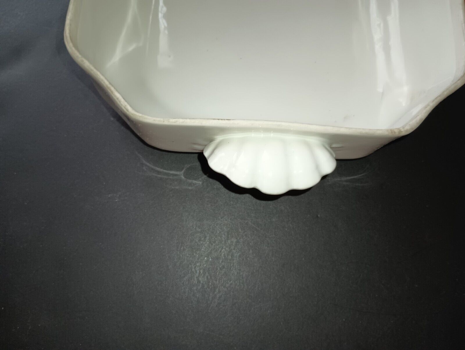 H&C Limoges France White Square Serving Dish Set of 3 (lot 402)