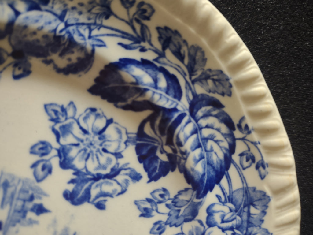 Vintage Spode Old Salem Blue Earthenware Plate English Transferware x 4 lot5816