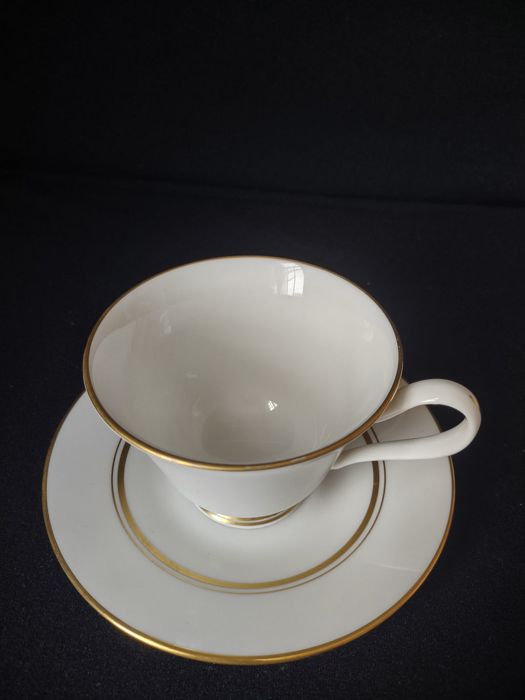 Vintage Lenox Oxford Andover Bone China Tea Cup with Saucer (lot 1878)