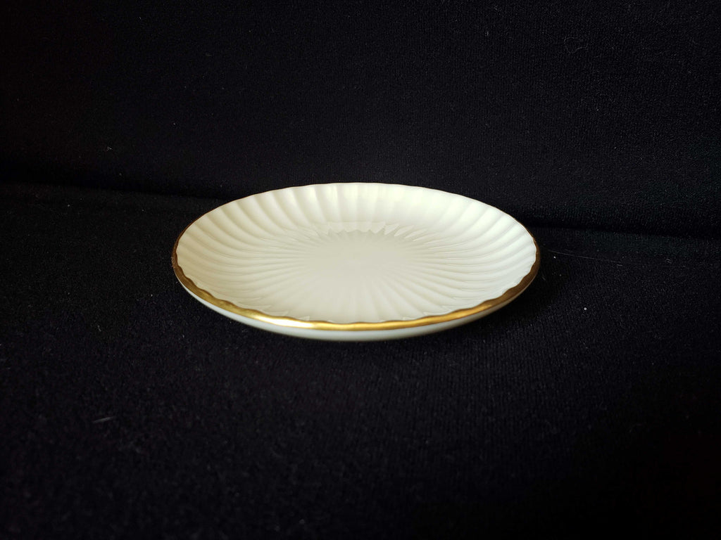 Vintage Lenox Coaster Gold Trim 4" (lot 1945)