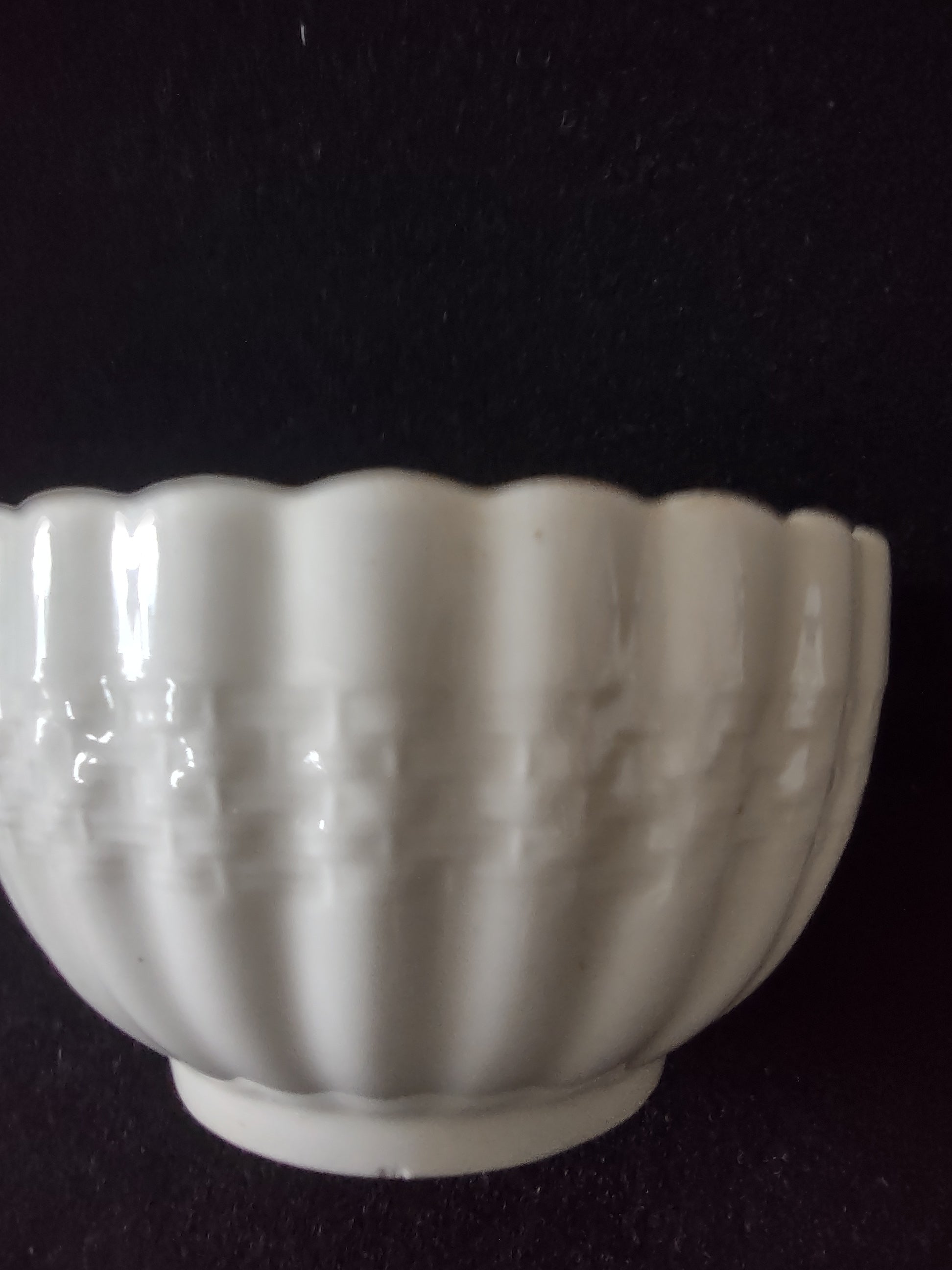Vintage Copeland Spode Footed Teacup Saucer Chelsea Wicker Earthenware (Lot 5803