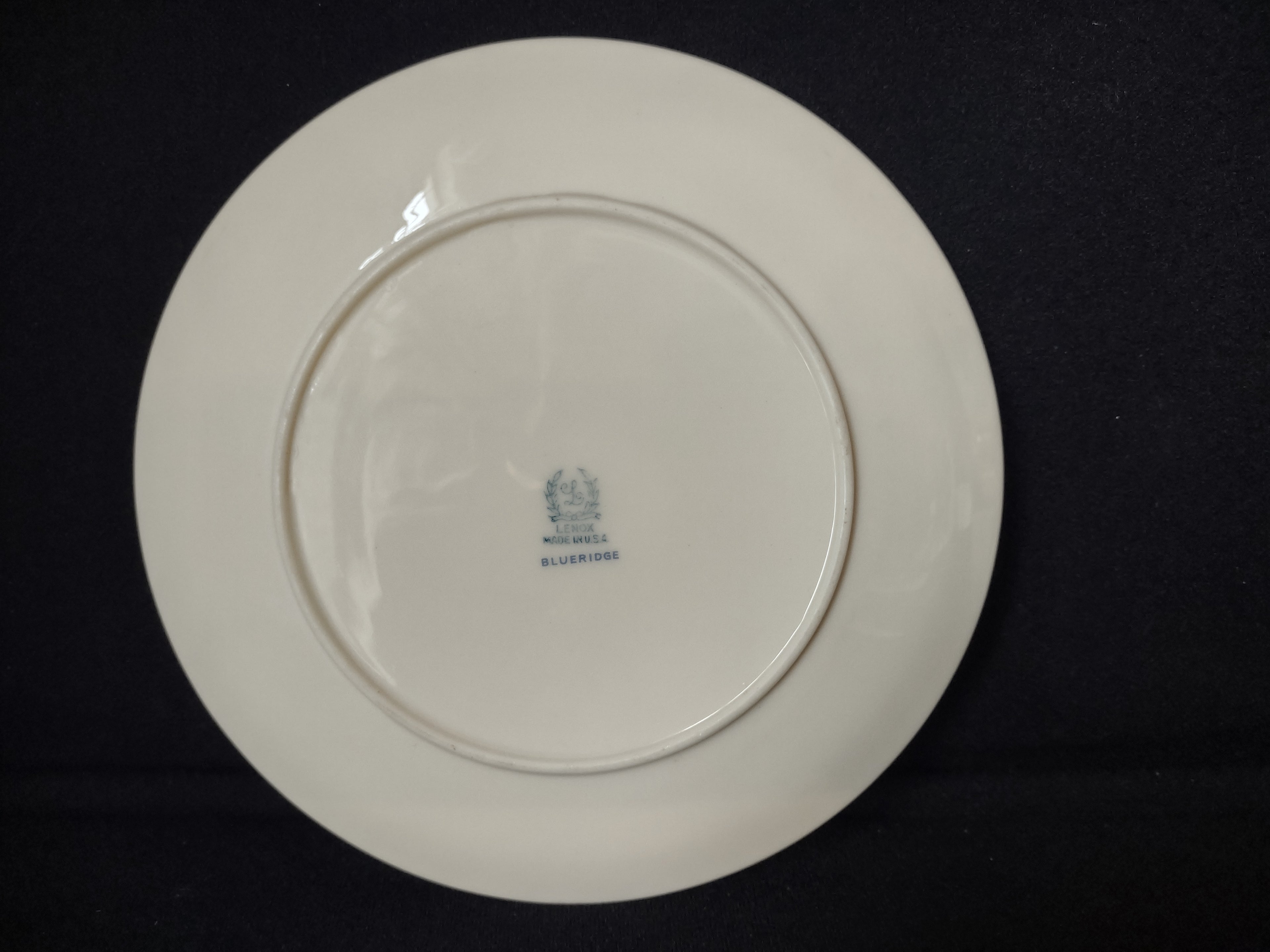 Vintage Lenox Dessert Plate Green Stamp 7" (lot 1779)
