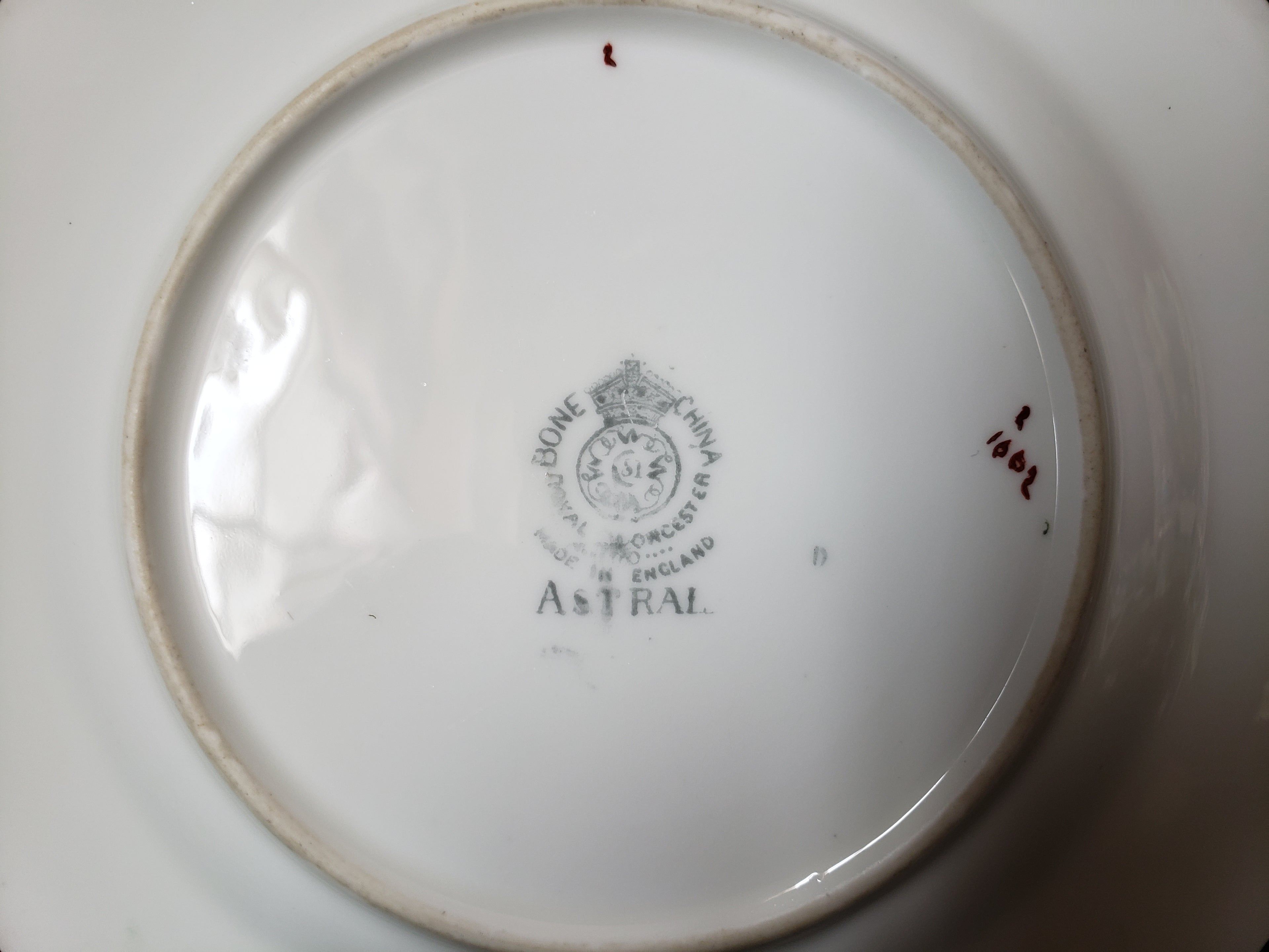 Vintage Royal Worcester Astral Stars Bread or Dessert Plate 6" (lot 2083)